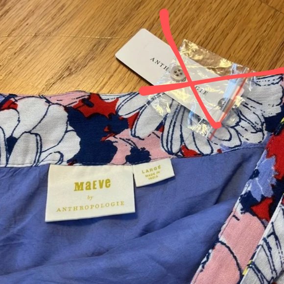 Maeve by anthropologie Sybil floral wrap skirt size large - Picture 2 of 6
